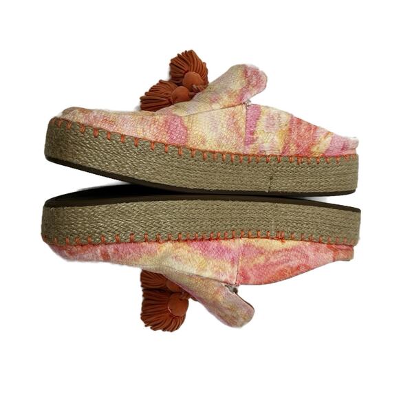 NEW Gentle Souls by Kenneth Cole Rory Espadrille Mules Womens 7.5 Tropical Multi - Picture 4 of 11